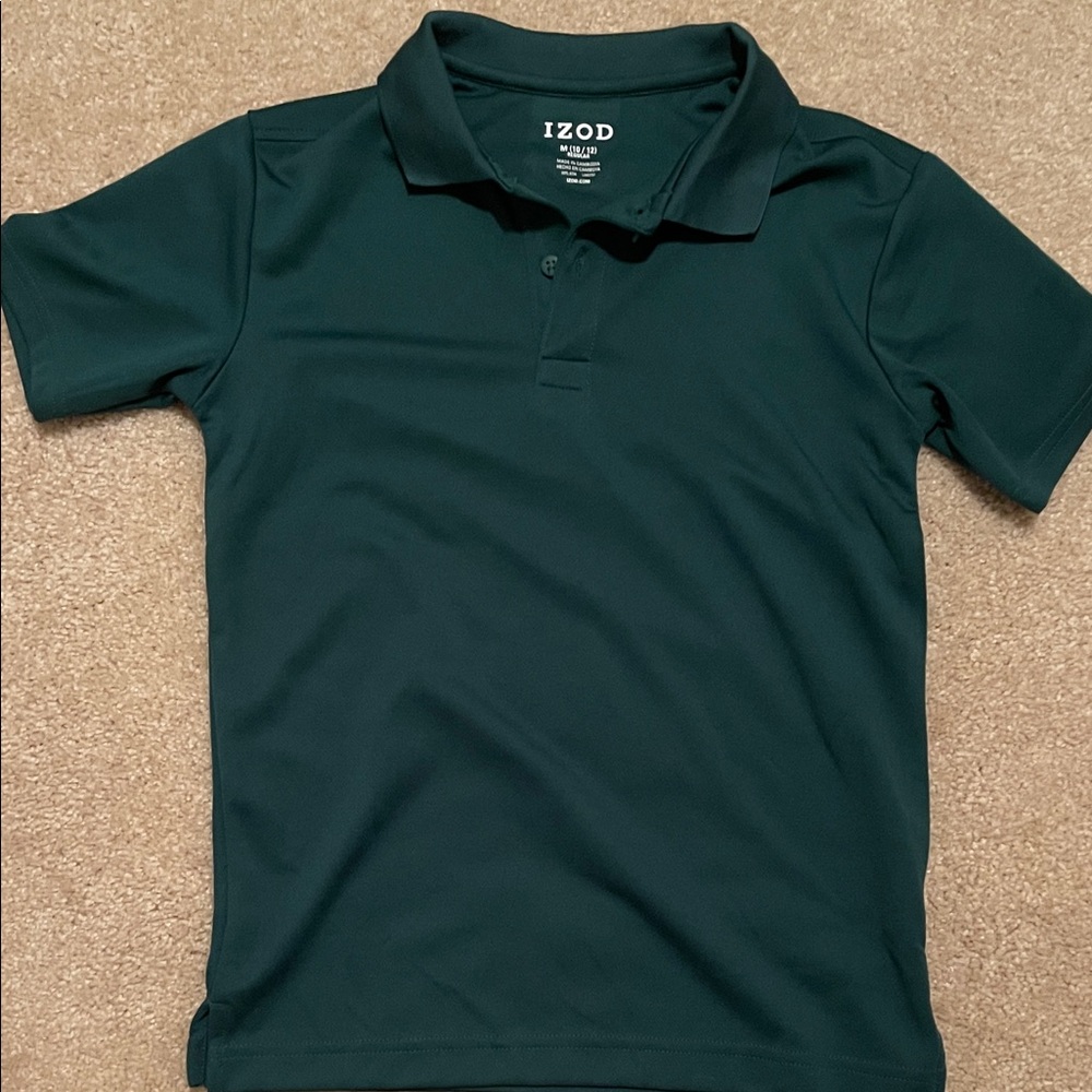 Izod Kids Polo Shirt - Deep Green